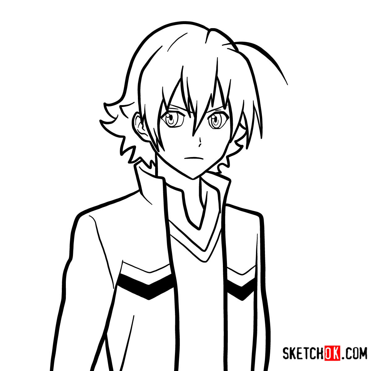 How to draw Tatsumi | Akame Ga Kill - Sketchok easy drawing guides