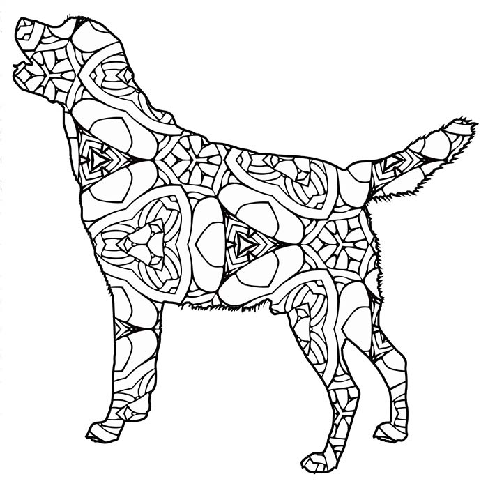 30 Free Printable Geometric Animal Coloring Pages | The Cottage Market