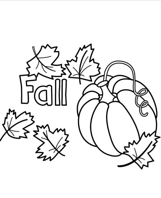 Free & Easy To Print Fall Coloring Pages - Tulamama