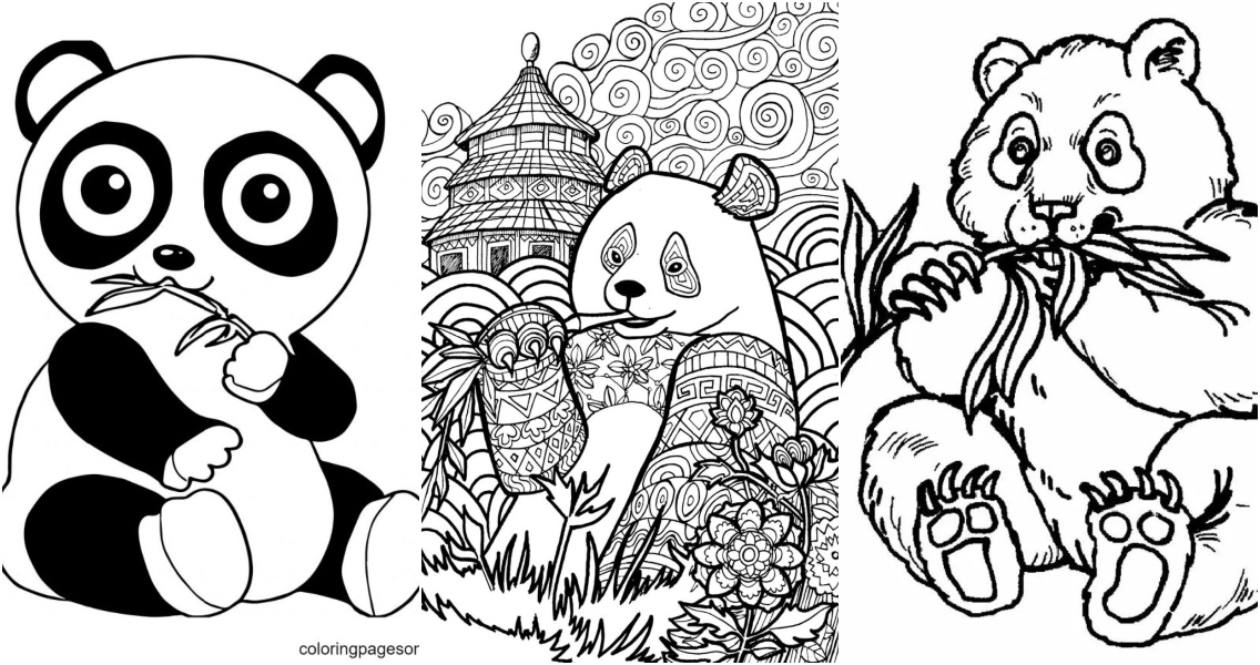 25 Free Panda Coloring Pages for Kids and Adults