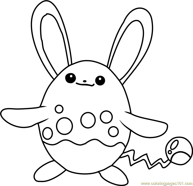 Azumarill Pokemon Coloring Page for ...