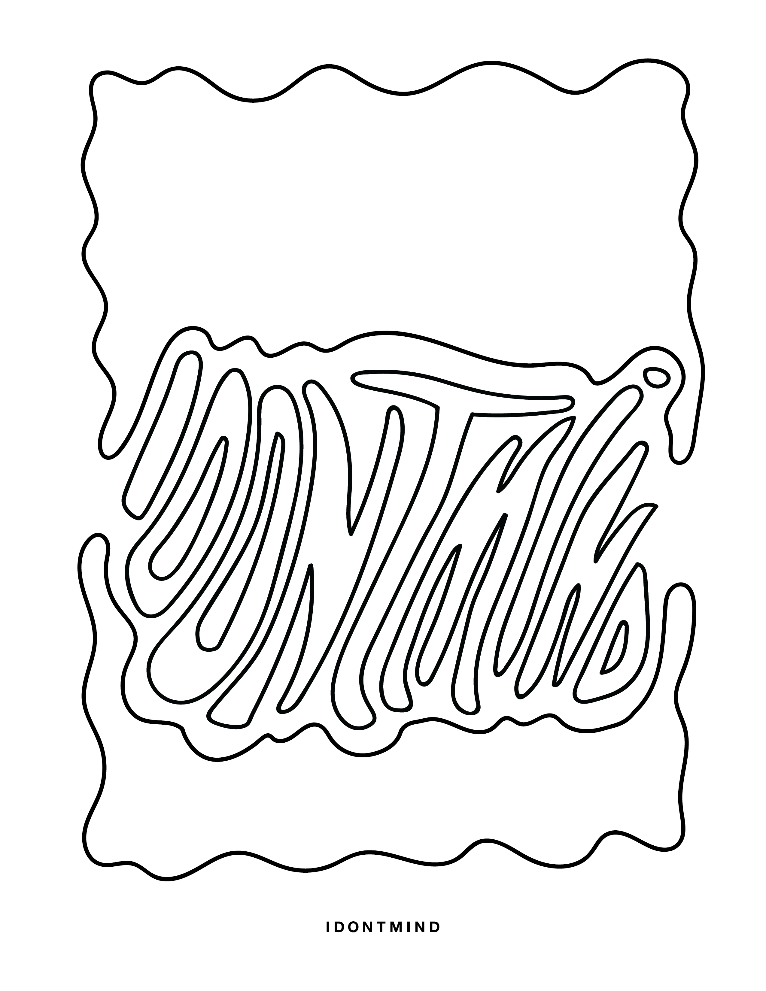 Coloring Pages - IDONTMIND