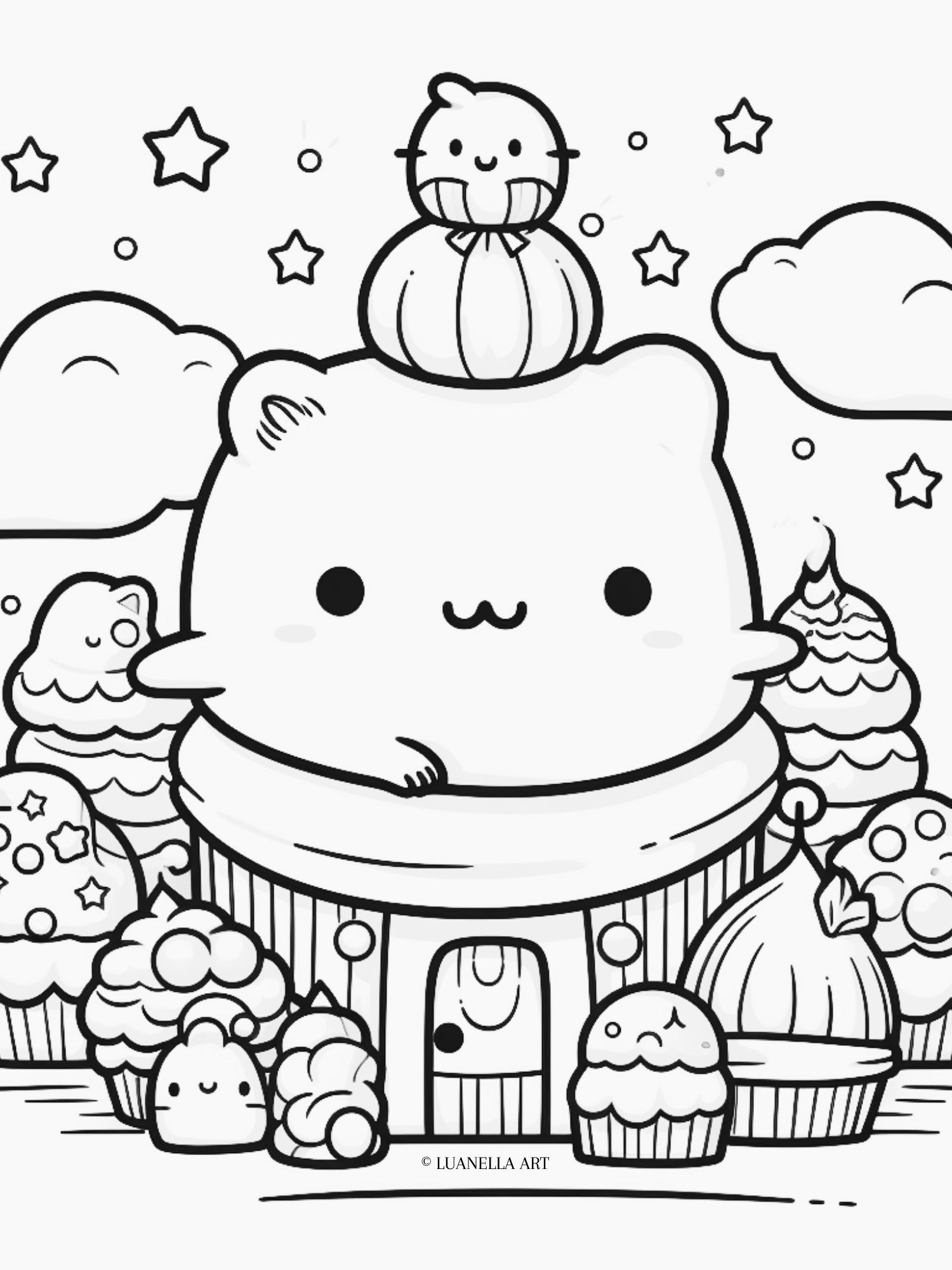 cupcakes | Coloring Page ...