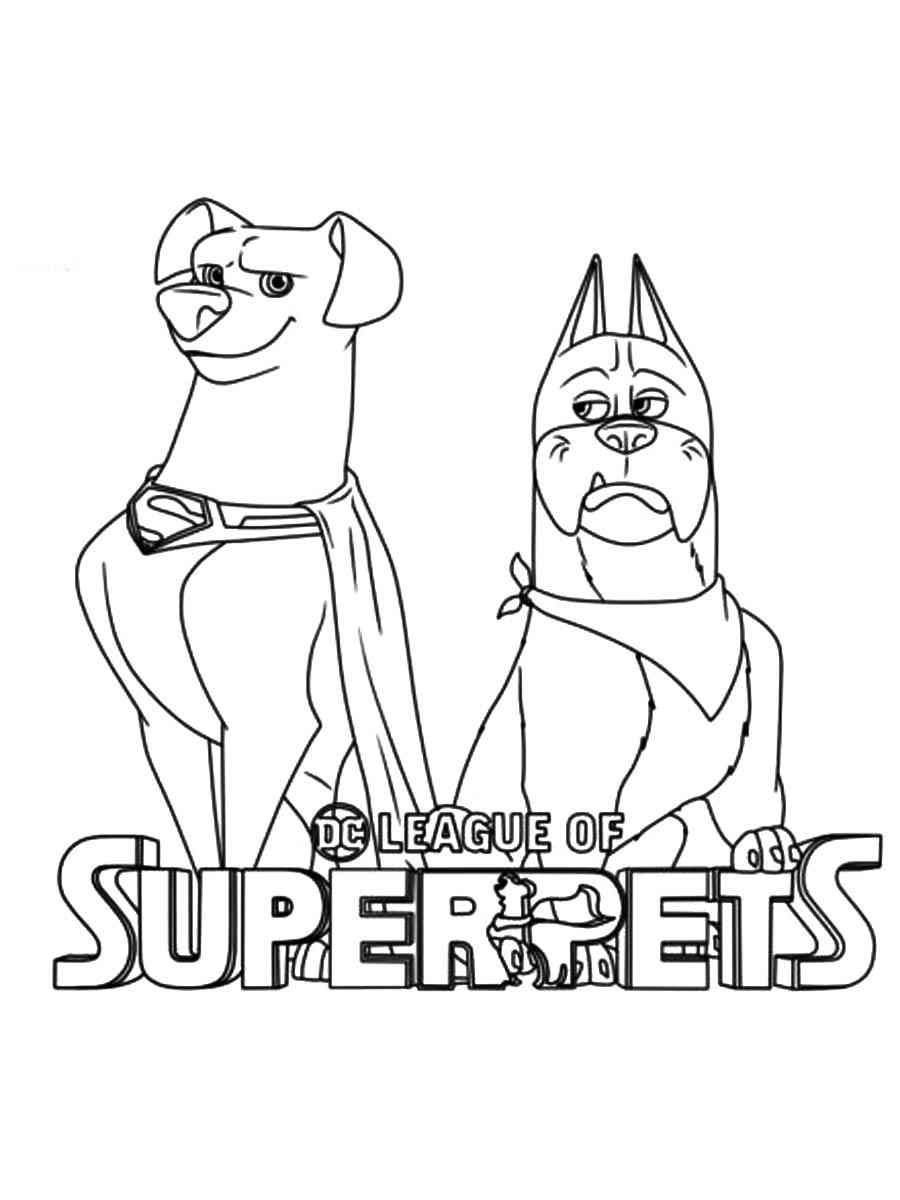 DC League of Super-Pets coloring pages ...