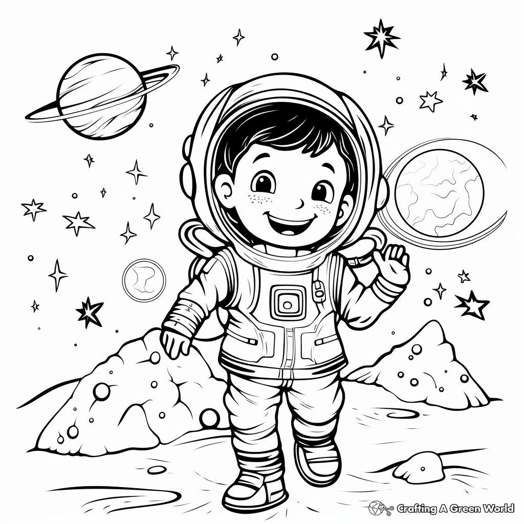 Galaxy Coloring Pages - Free & Printable!