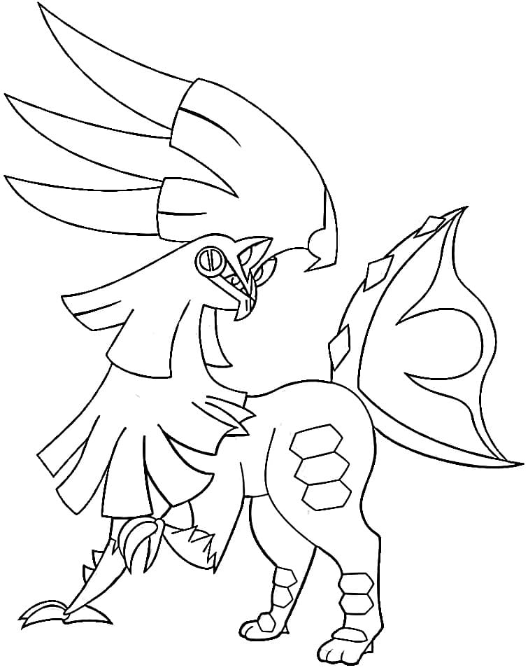 Printable Silvally Coloring Page - Free Printable Coloring Pages for Kids