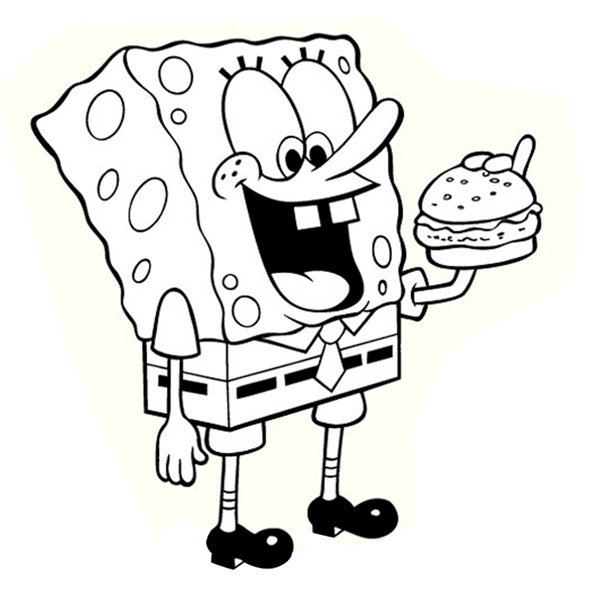 Spongebob Squarepants Free Printable Coloring Pages - Coloring