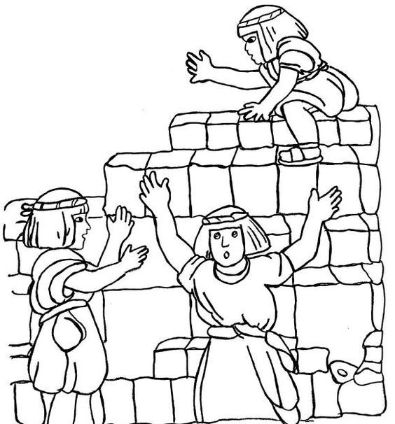 Tower Of Babel Coloring Sheet | Free Coloring Pages | Pinterest ...