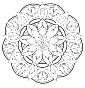 Mandala Coloring Pages (Printable Coloring Sheets for Kids & Adults) –  Patterns, Monograms, Stencils, & DIY Projects