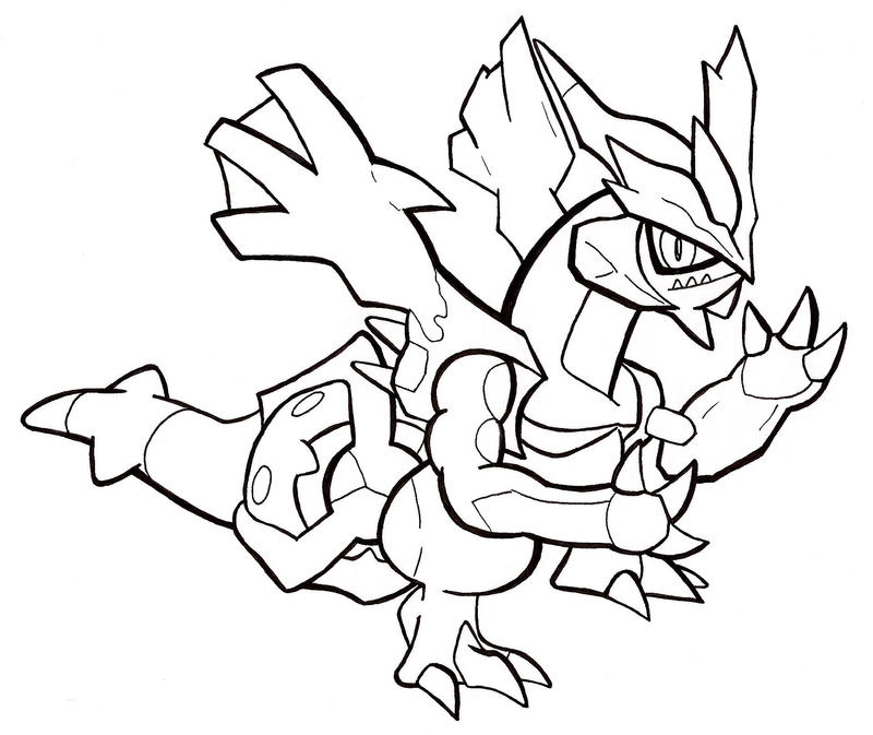 Kyurem coloring pages