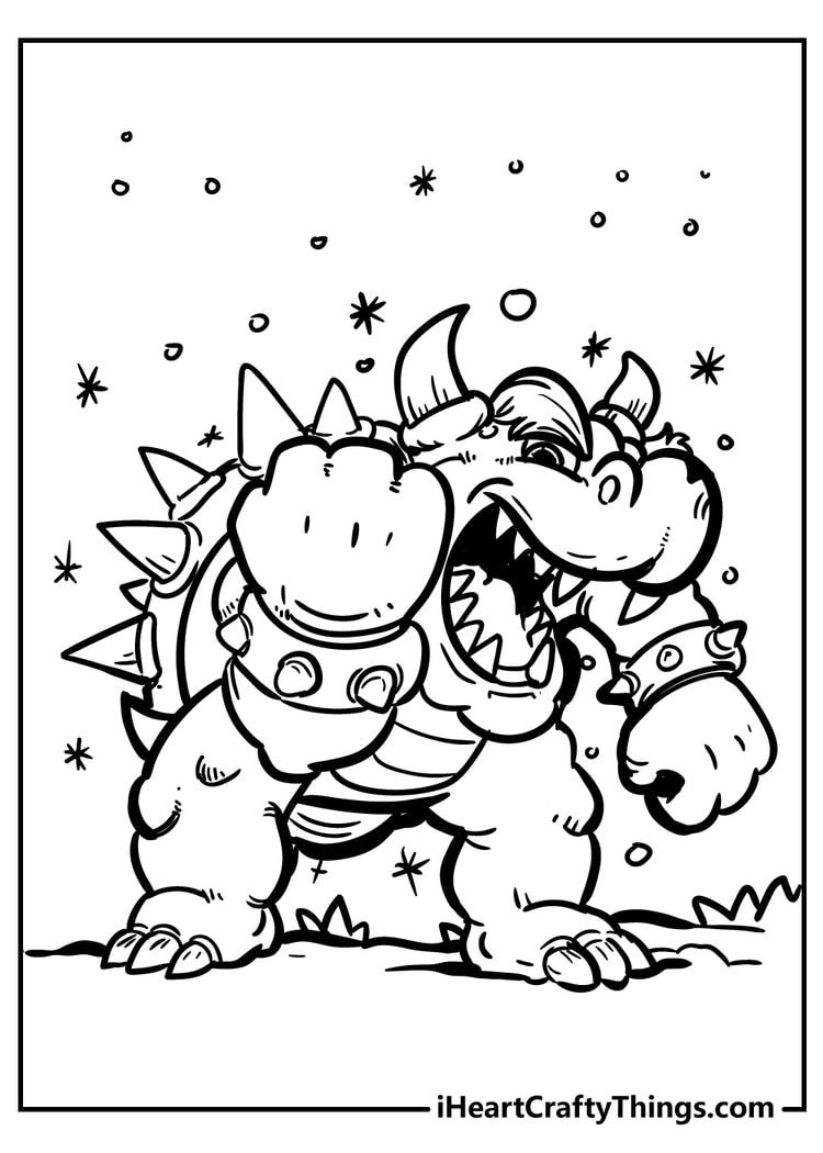 Super Mario Bros Coloring Pages - New And Exciting (2023)