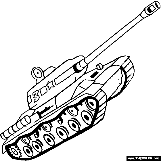 JS, IS Tank Coloring Page | Iosif Vissarionovich