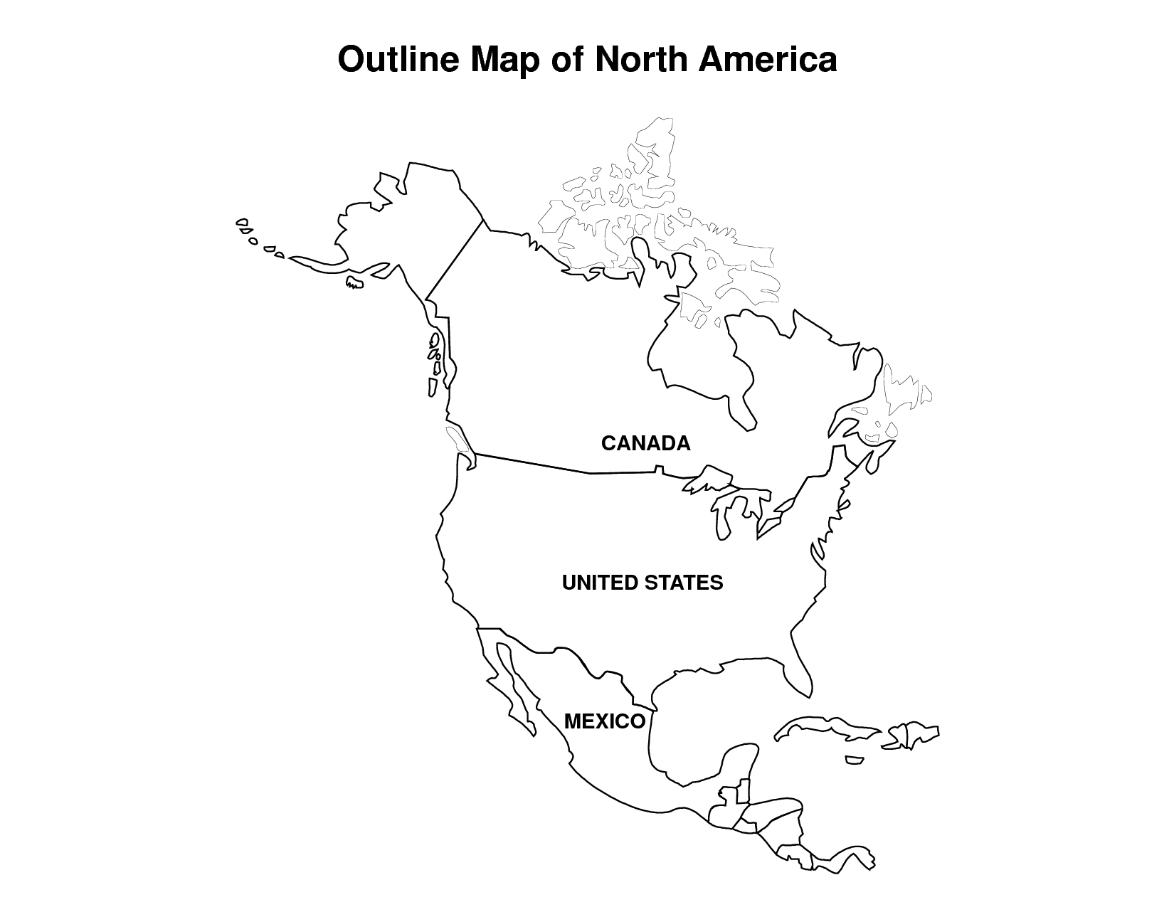 North America Continent Clipart - Clipart Kid