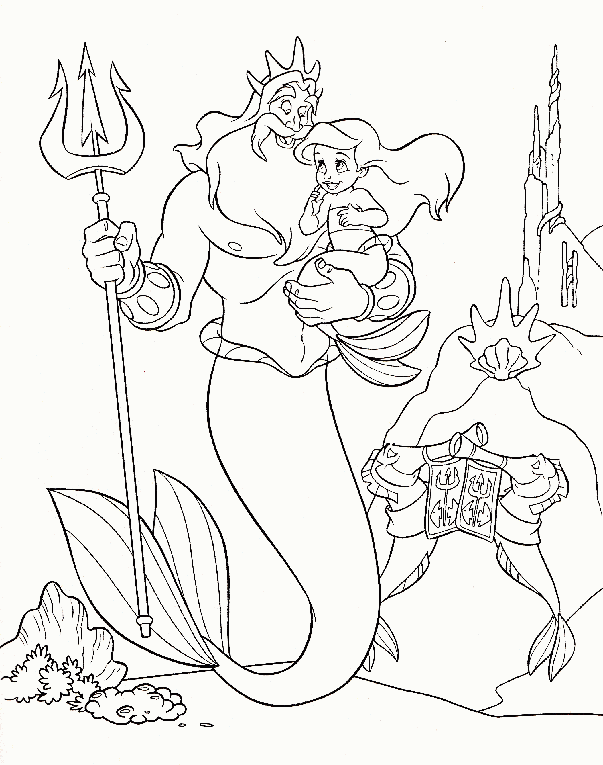 Ariel Disney Princess coloring page