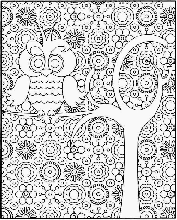 Difficult Coloring Page - Coloring Pages for Kids and for Adults