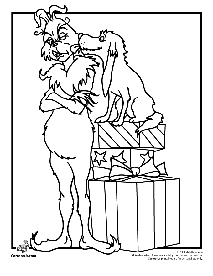 Max Dog Grinch Coloring Pages - High Quality Coloring Pages