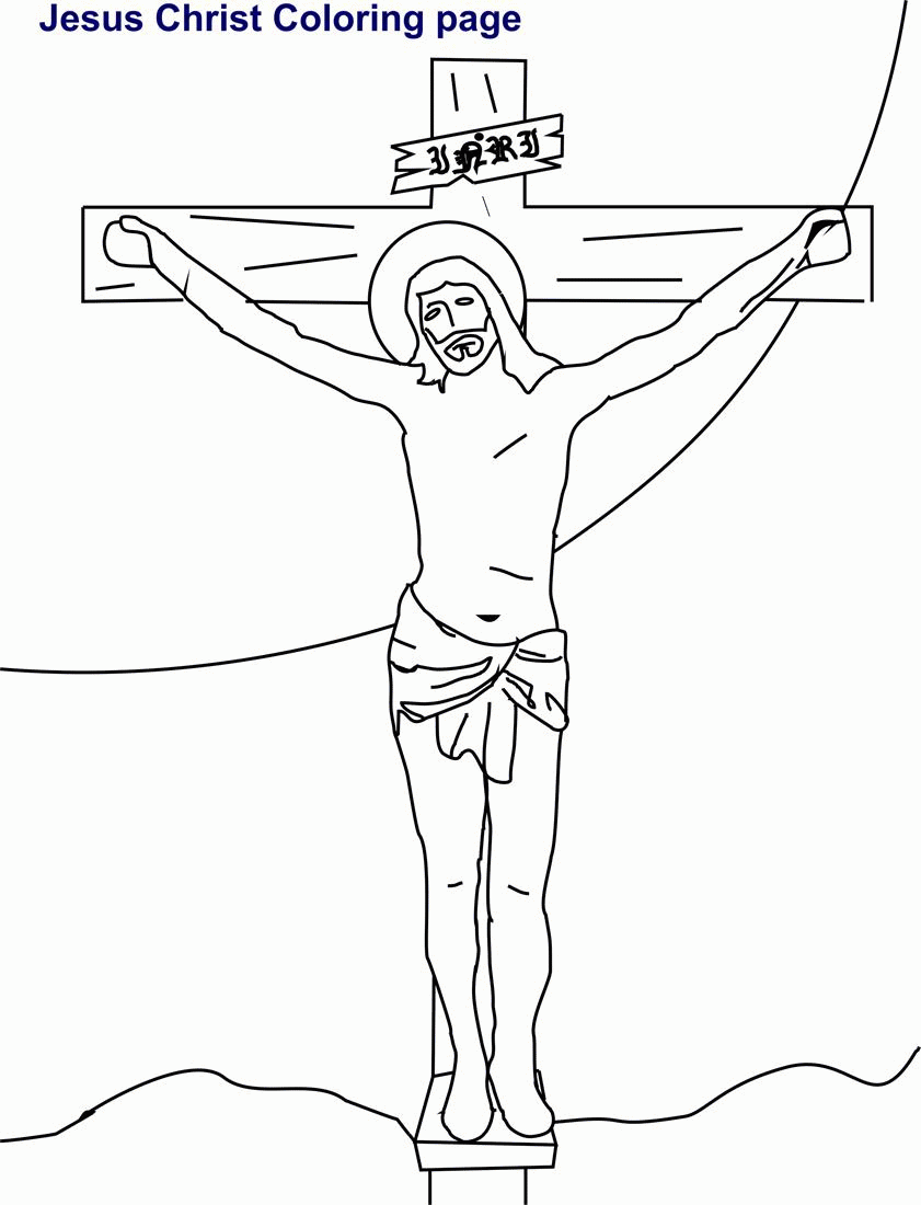 crucifixion and resurrection of jesus christ coloring pages ...