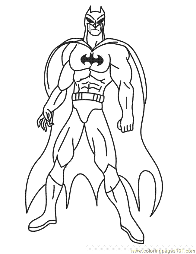 Batman Printable - Coloring Pages for Kids and for Adults