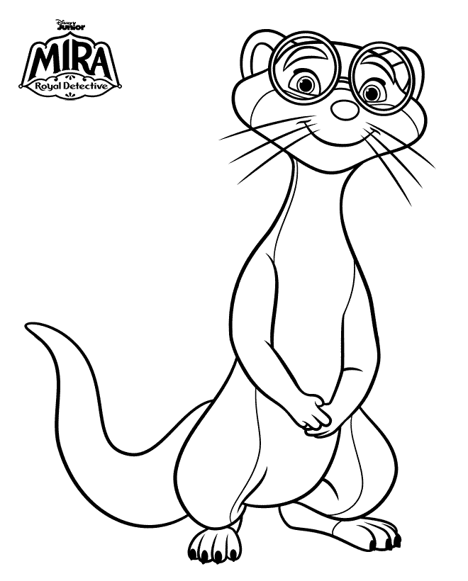 Mikku Coloring Pages - Mira, Royal Detective Coloring Pages - Coloring Pages  For Kids And Adults