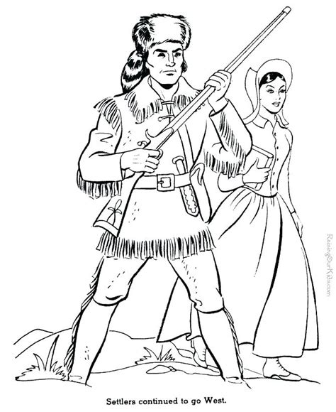 Daniel Boone Colouring Pages - Free Colouring Pages
