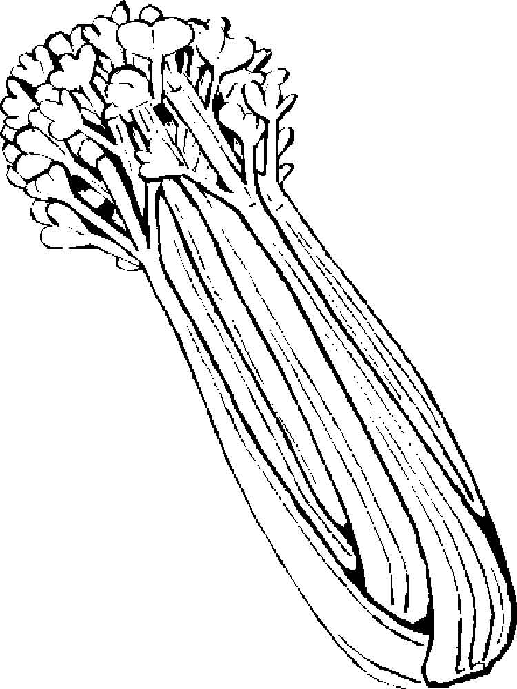 Celery coloring pages. Download and print Celery coloring pages