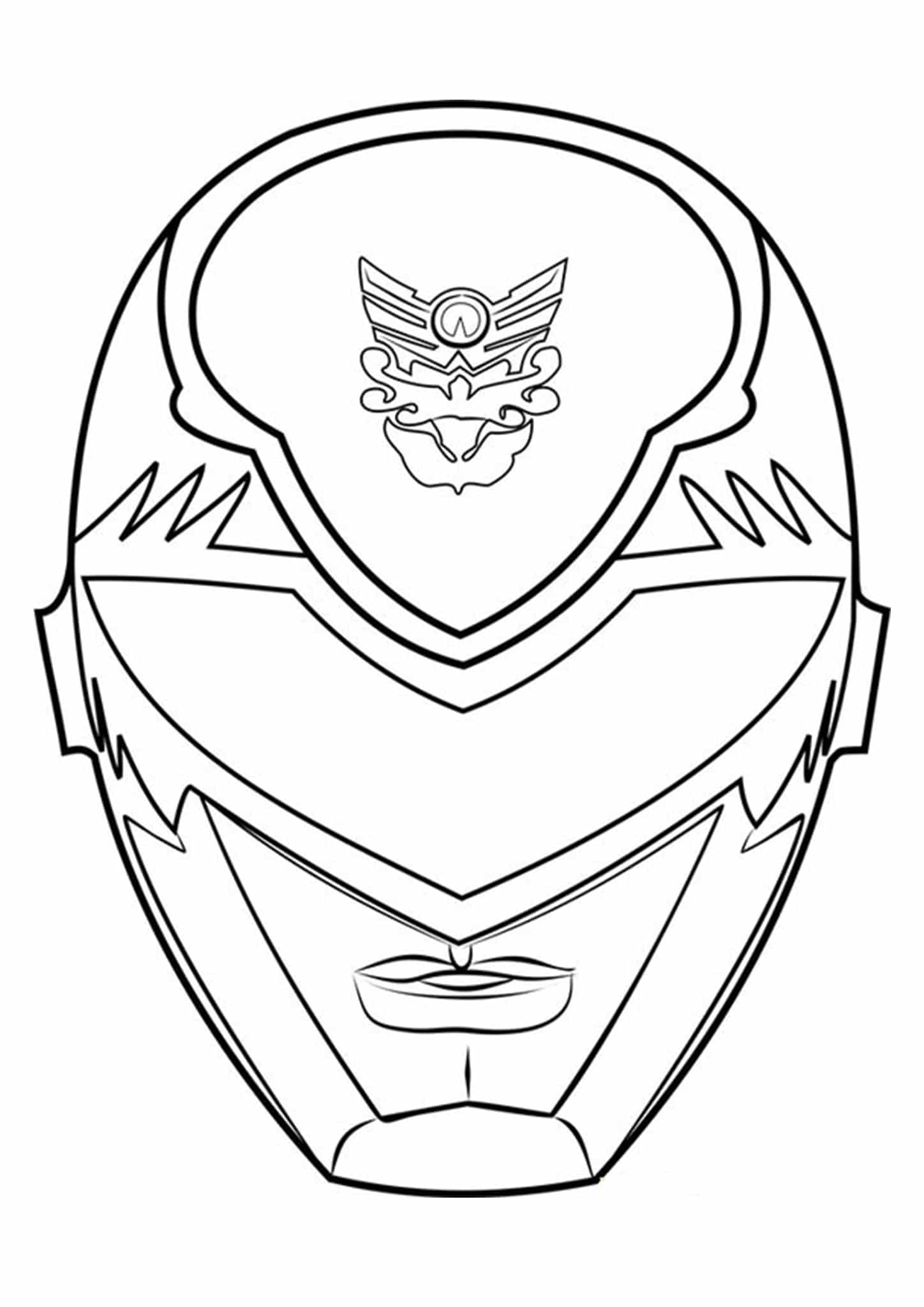 Power Ranger Mask Coloring Page - Free Power Rangers Coloring Pages :  ColoringPages101.com