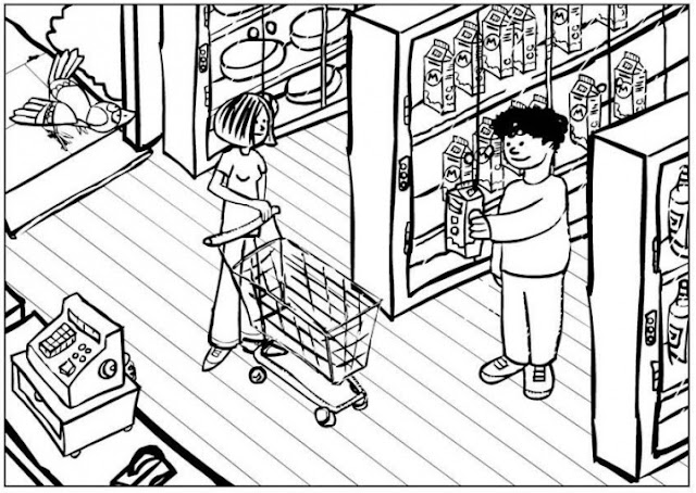 SUPERMARKET COLORING