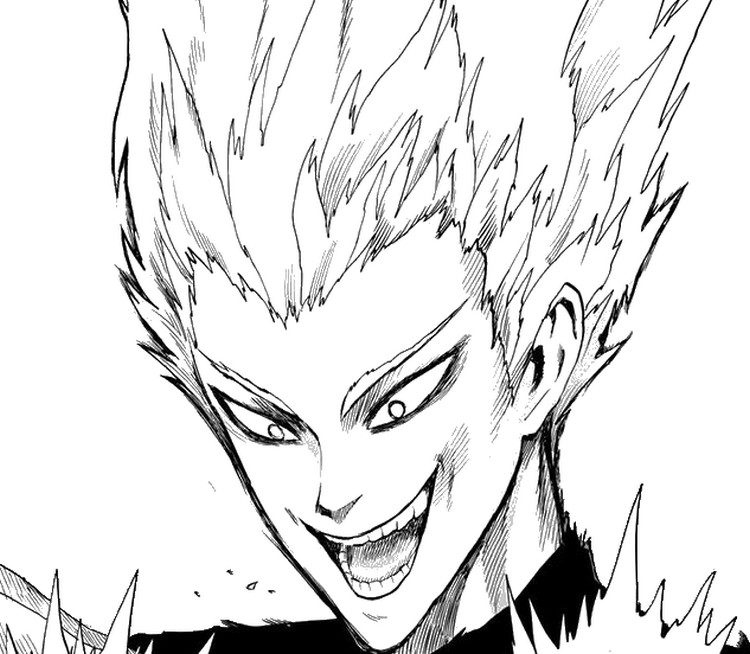 Coloring page One Punch Man : Garou 8