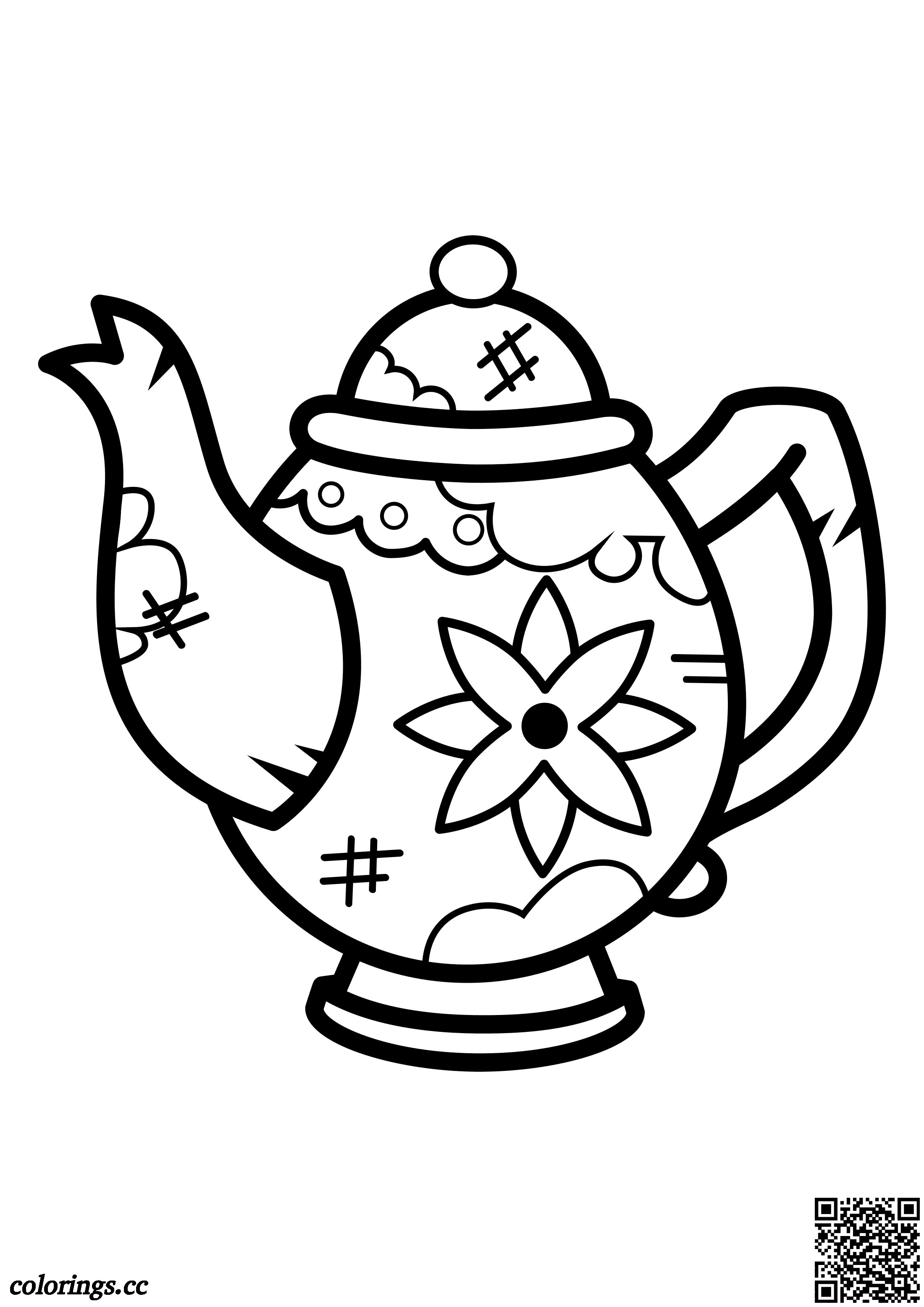 Momma Teapot coloring pages, Crocodile Swampy coloring pages - Colorings.cc