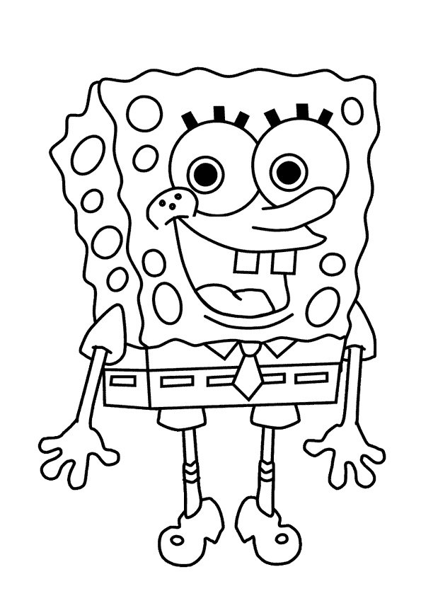 sponge bob coloring pages - Clip Art Library