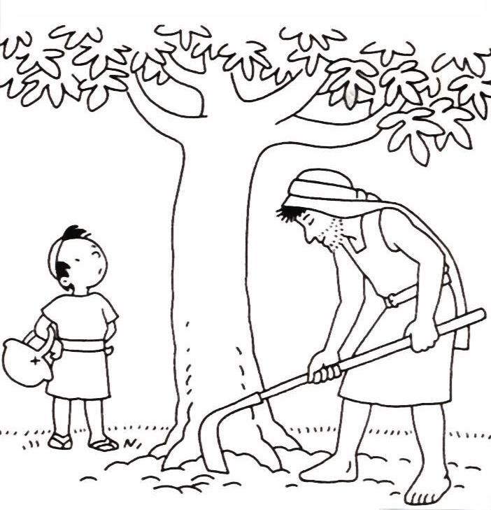 Tree coloring page, Coloring pages, Bunny coloring pages