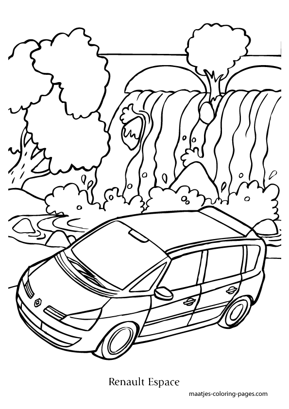 Renault Espace coloring page