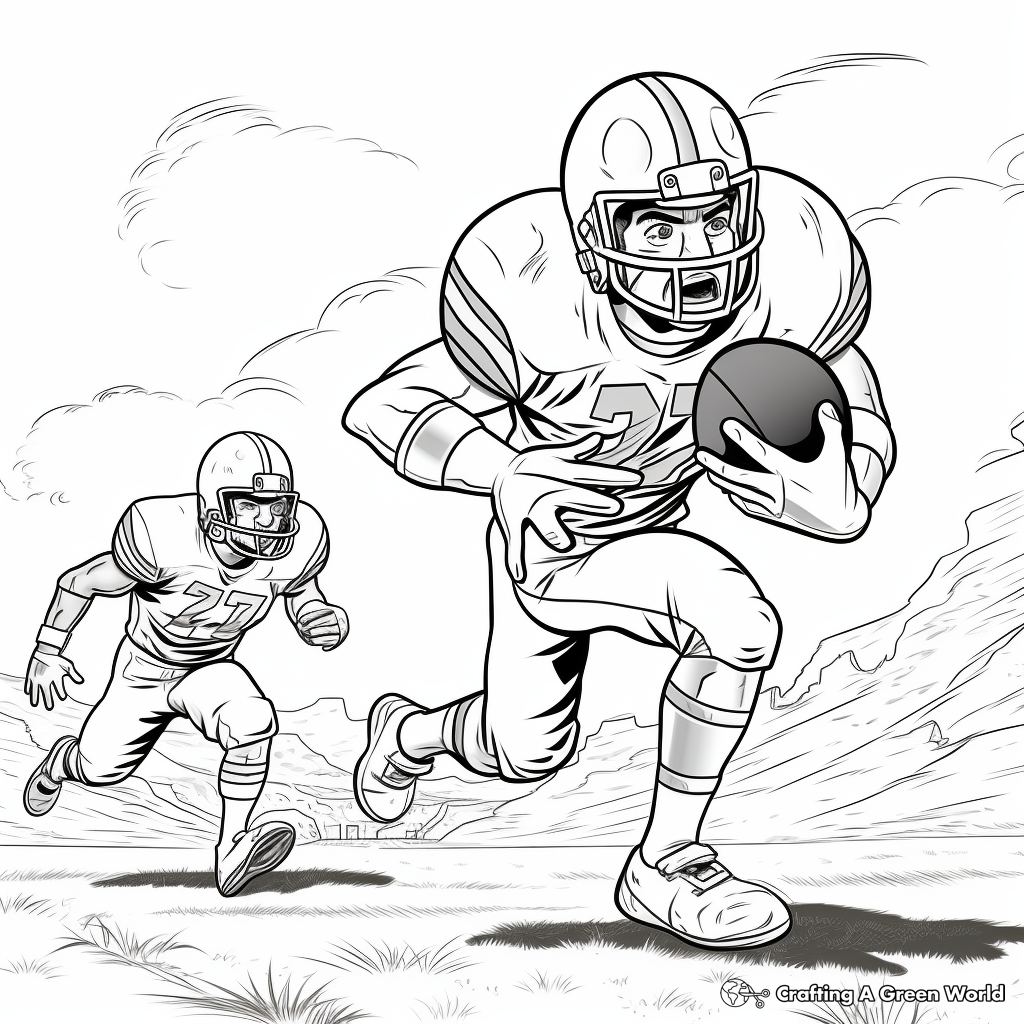 Football Coloring Pages - Free & Printable!
