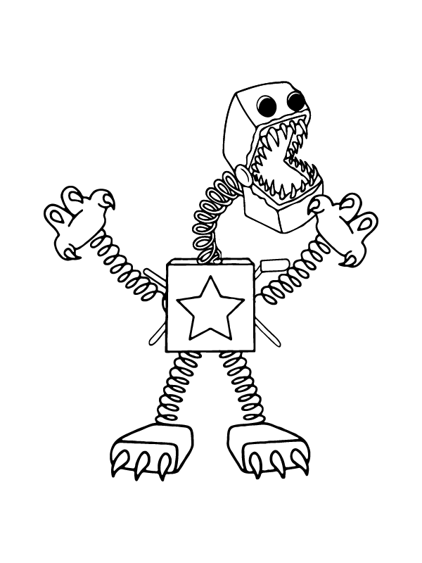 Boxy Boo Coloring Pages - Free Printable Coloring Pages for Kids