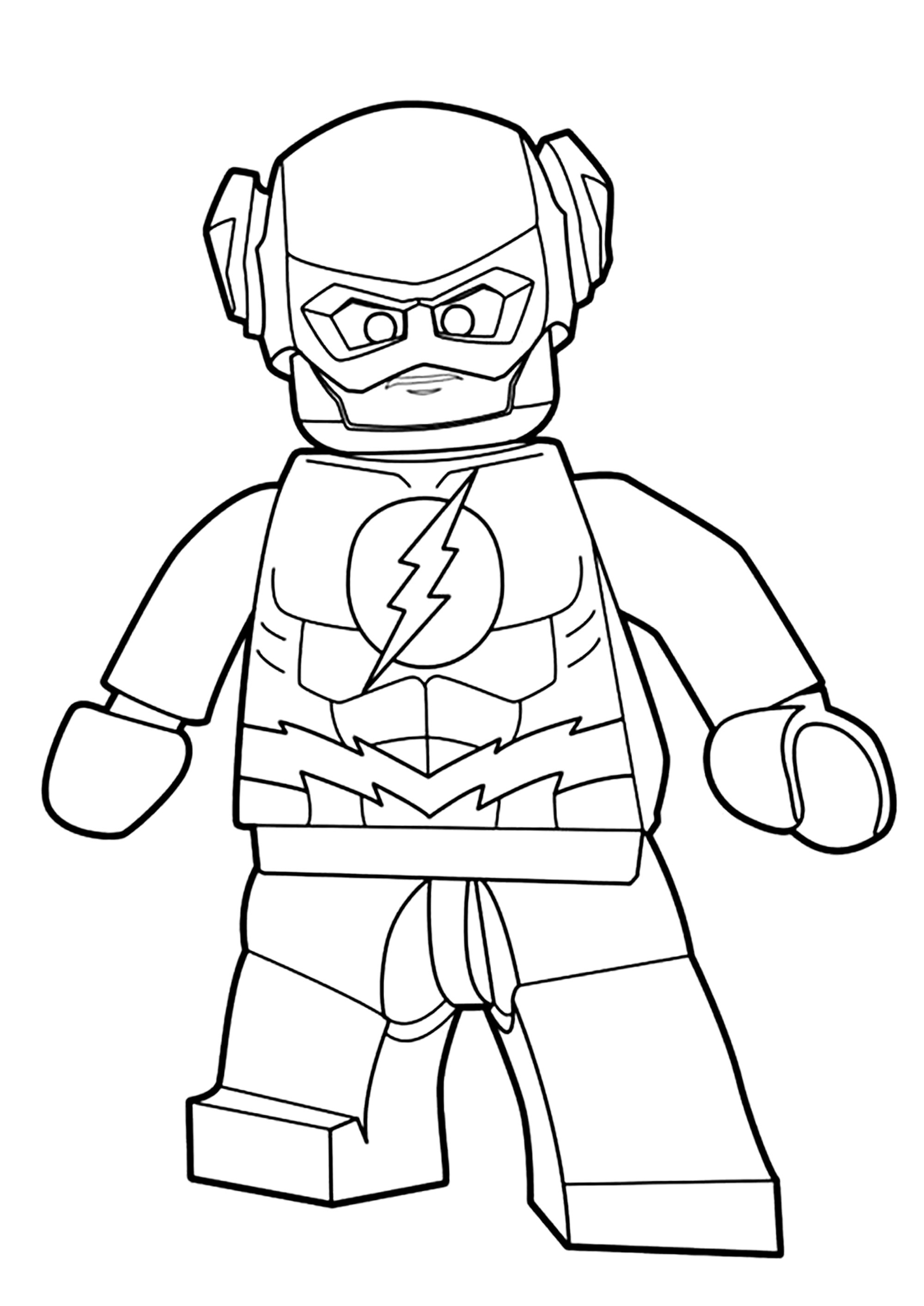 Flash - Lego Kids Coloring Pages