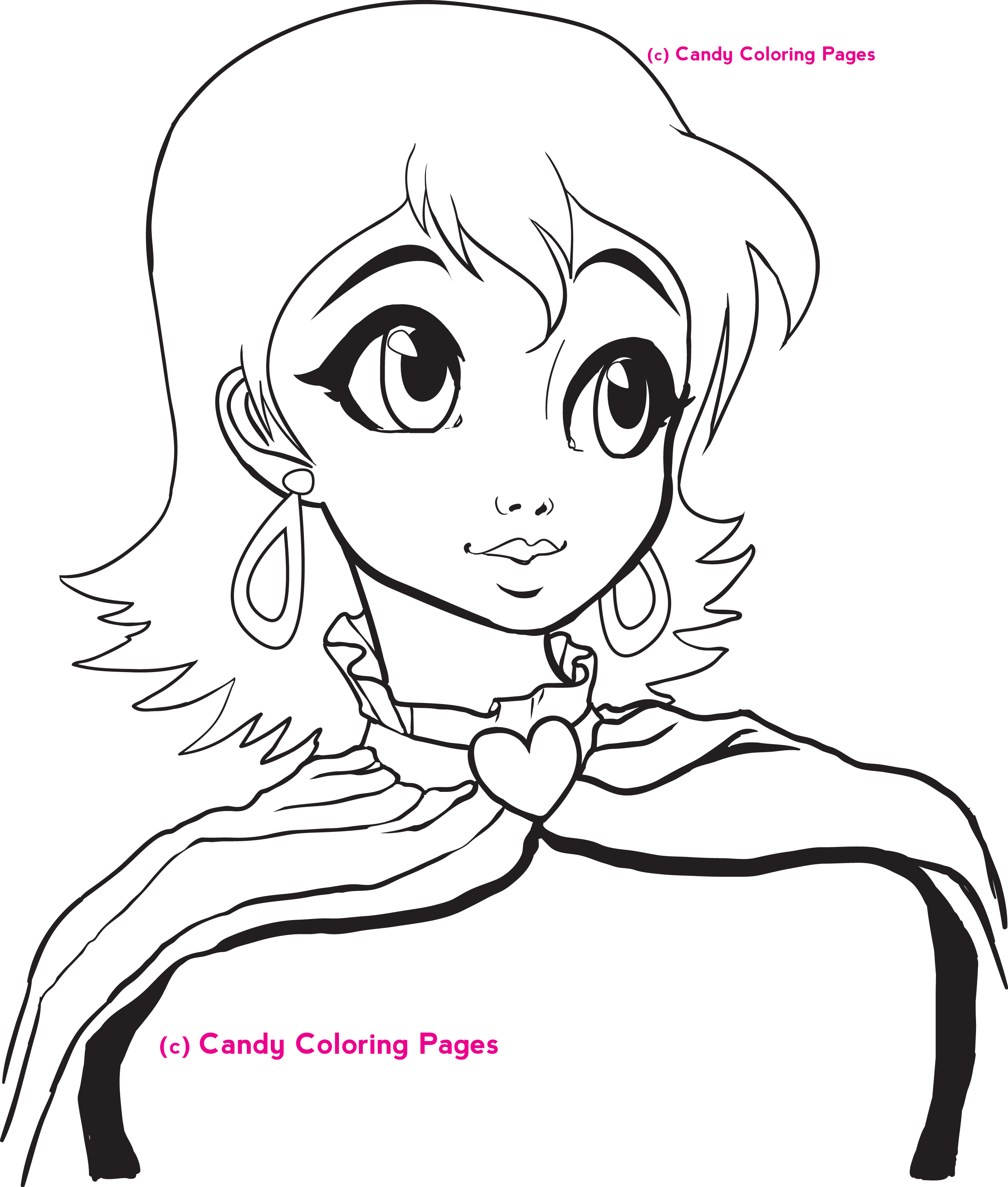 Princess Coloring Pages | Penny Candy Coloring Pages
