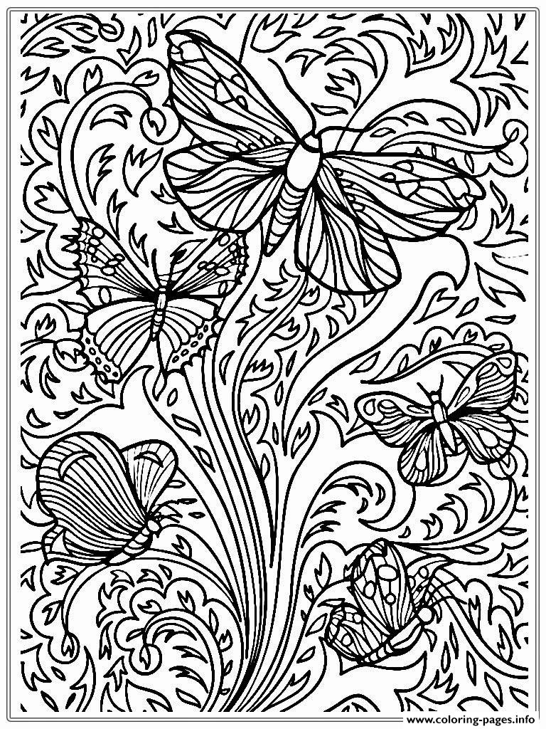 Coloring Pages for Adults Free Printable Verison: 46 Coloring ...