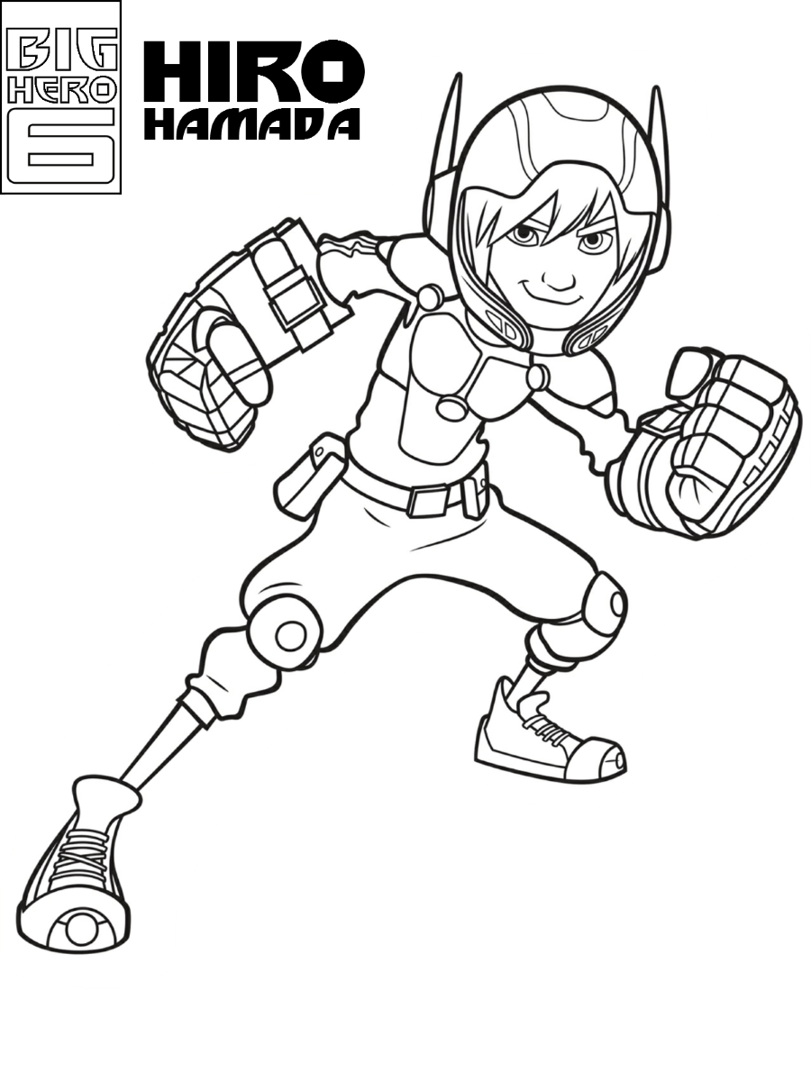 Big Hero 6 coloring pages | Print and Color.com