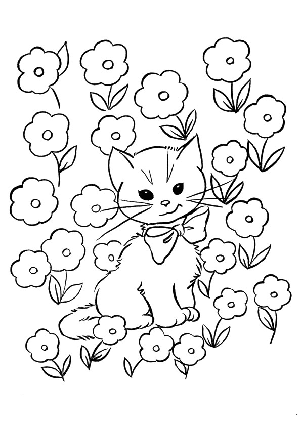 Free Printable Kitten Coloring Pages For Kids - Best ...