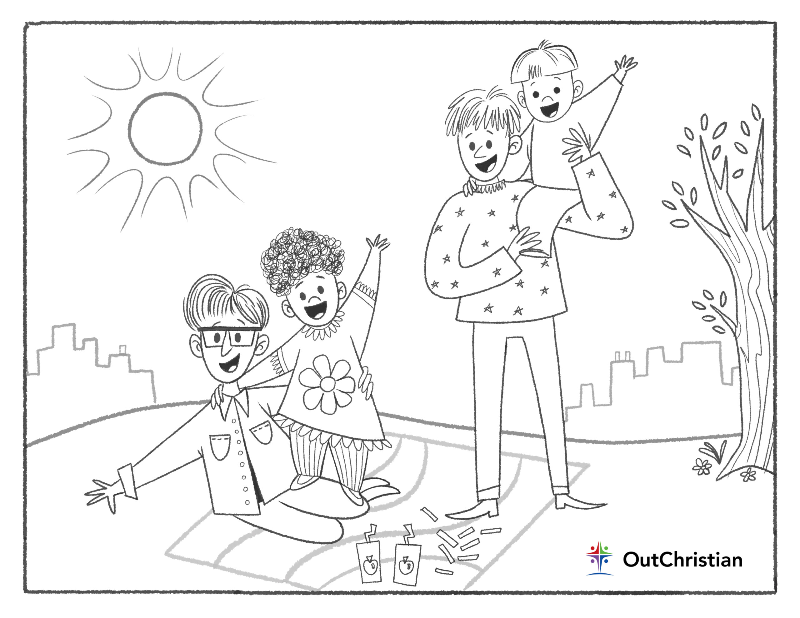 Have Some Fun With These LGBTQ Christian Coloring Pages - OutChristian