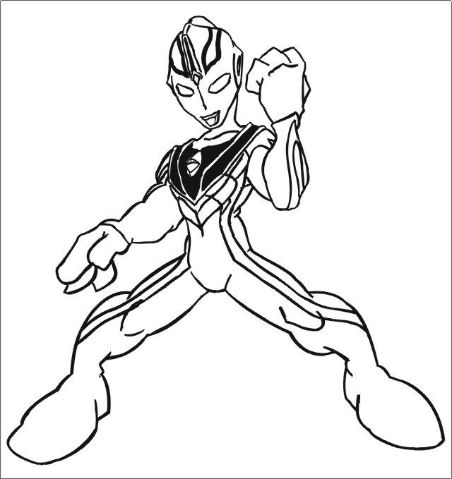 Ultraman gaia coloring pages