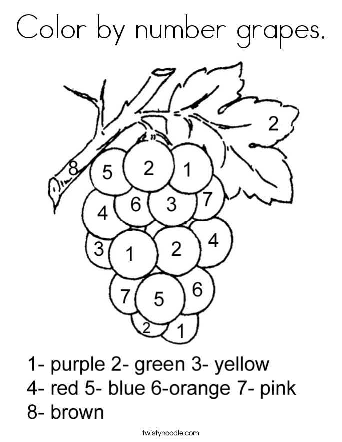 Fruit Coloring Pages - Twisty Noodle