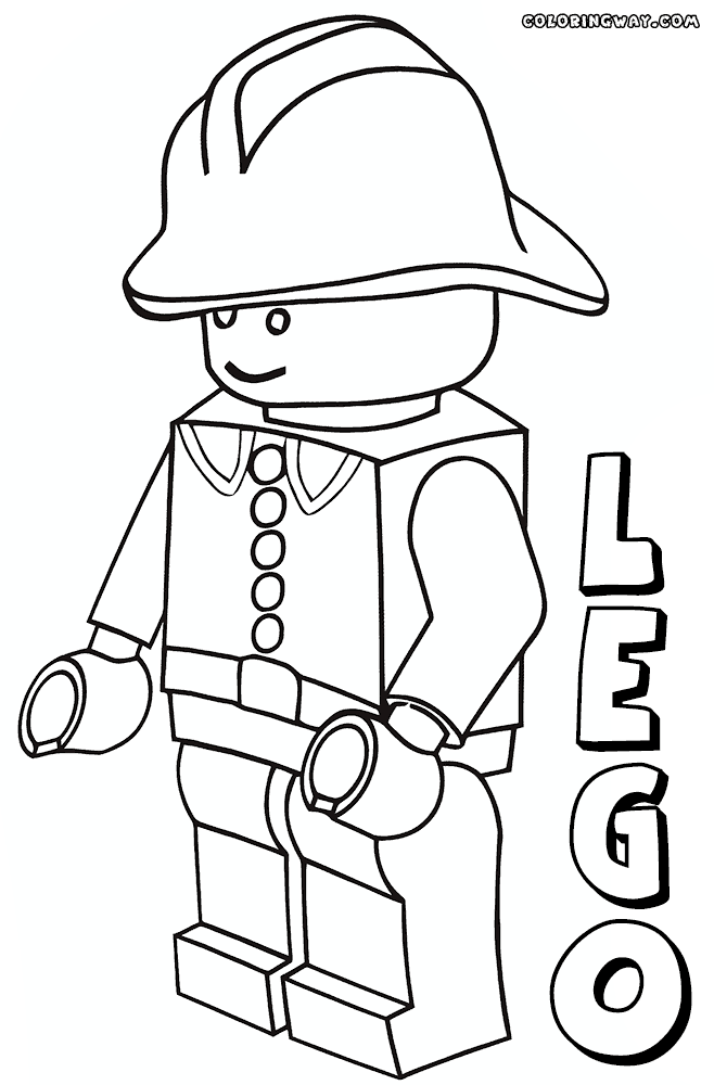 Lego minifigures coloring pages | Coloring pages to download and print