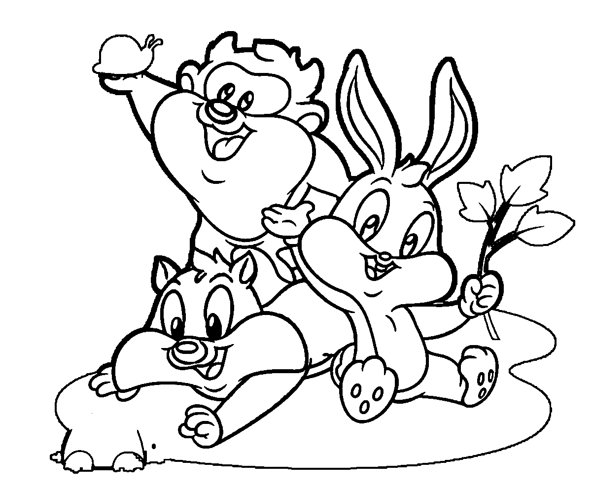 Baby Looney Tunes Coloring Pages | Wecoloringpage