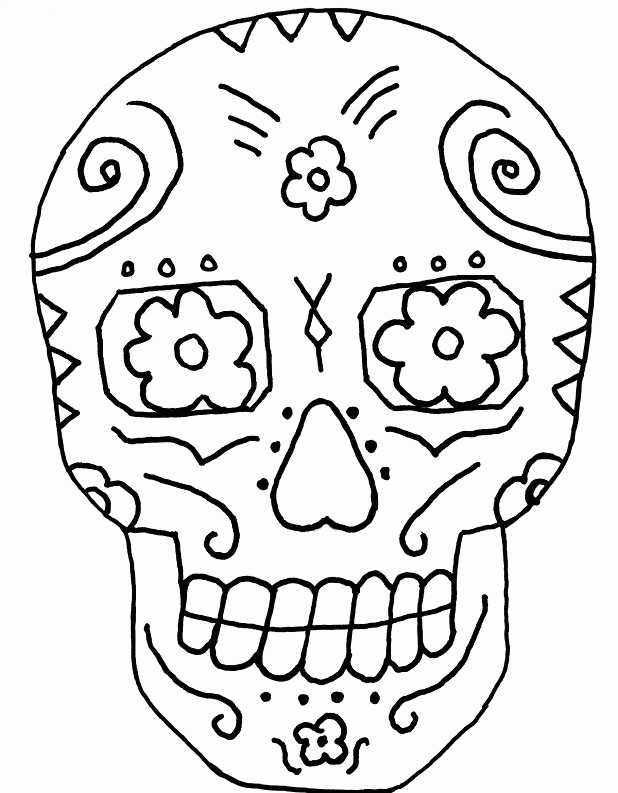 Teachers Day Of The Dead Coloring Pages Getcoloringpages, Extent ...