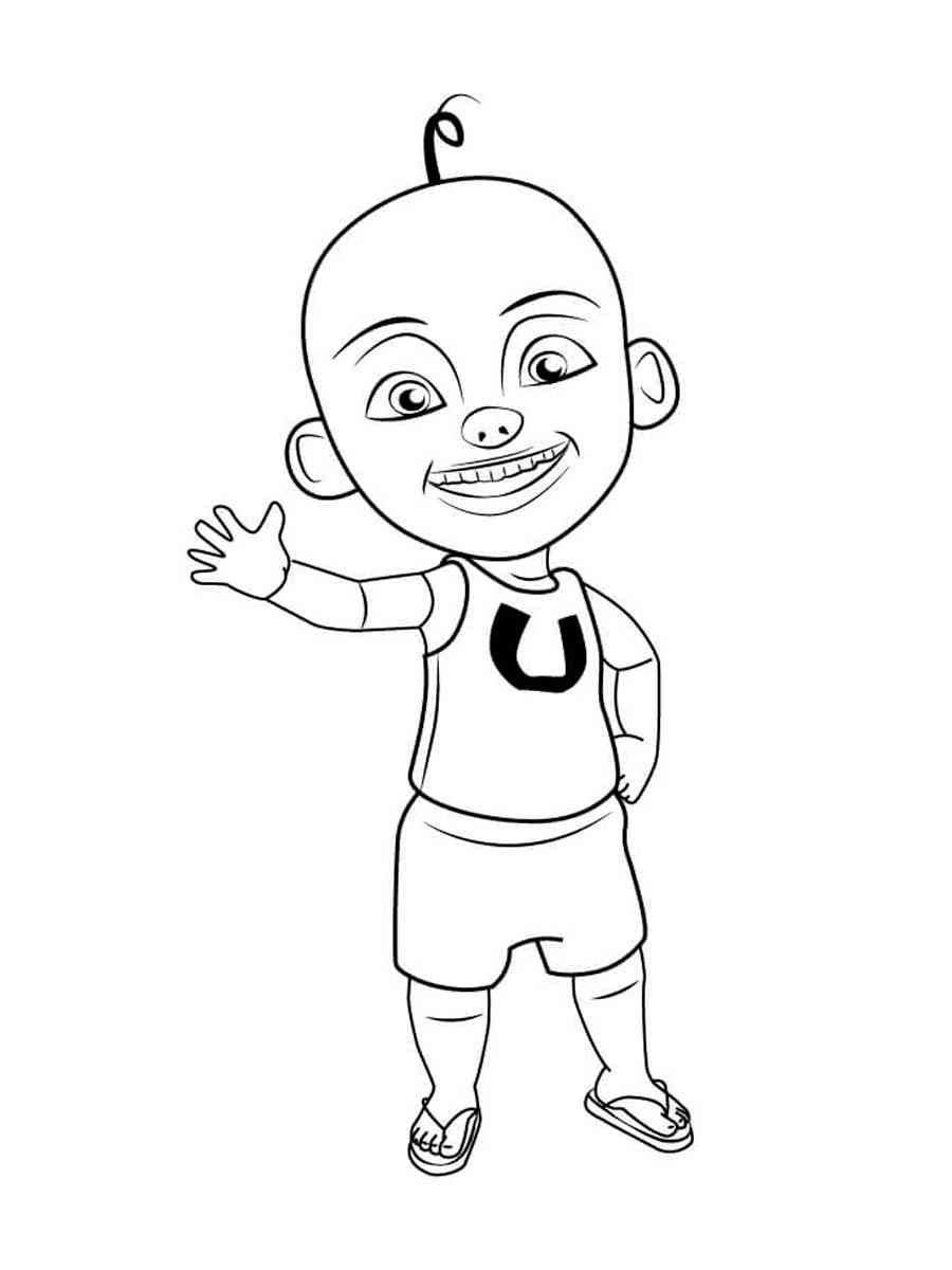 Upin & Ipin coloring pages