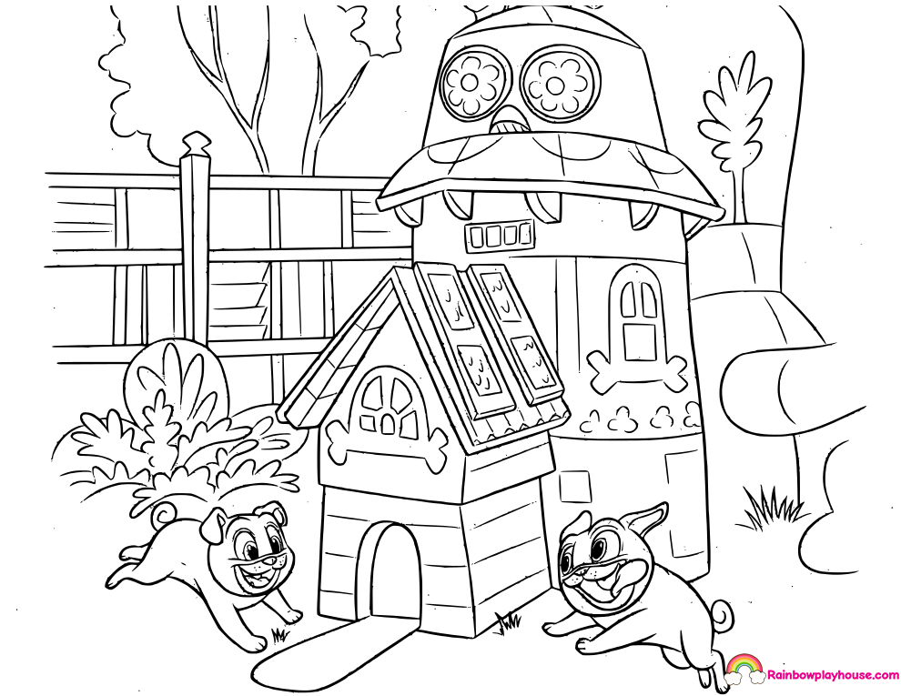 Puppy Dog Pals Printable Coloring Pages