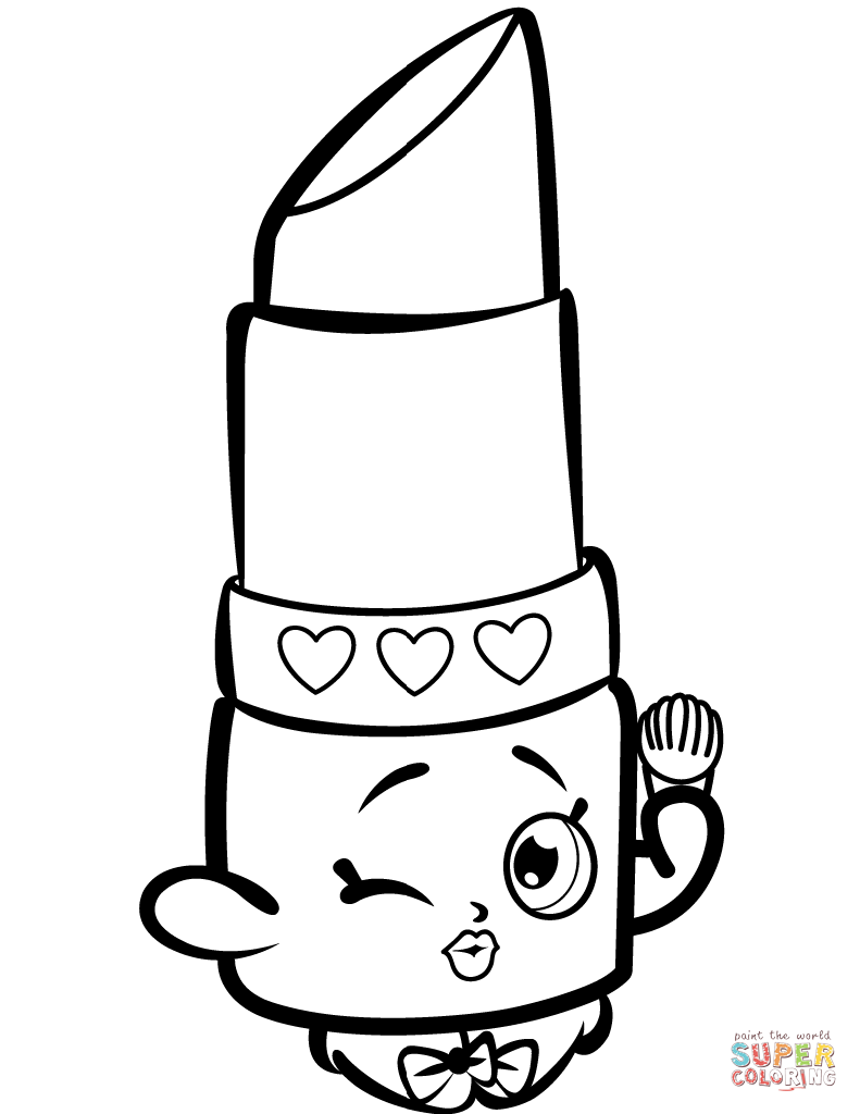 Printable Coloring Book Shopkins Coloring Pages