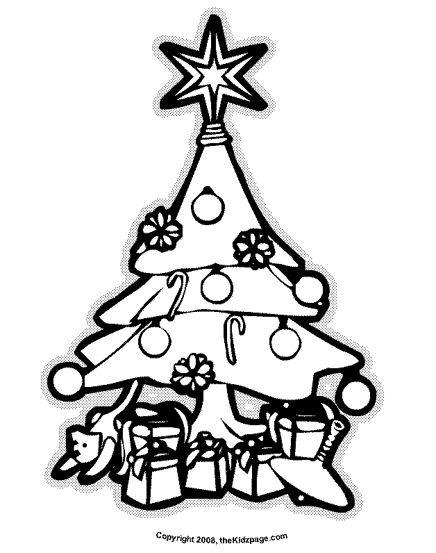 Free Printable Coloring Pages Christmas Tree