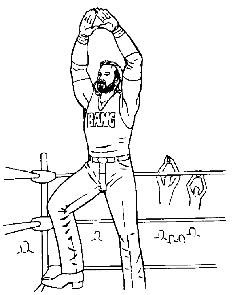 WWE Coloring Pages and Book | UniqueColoringPages